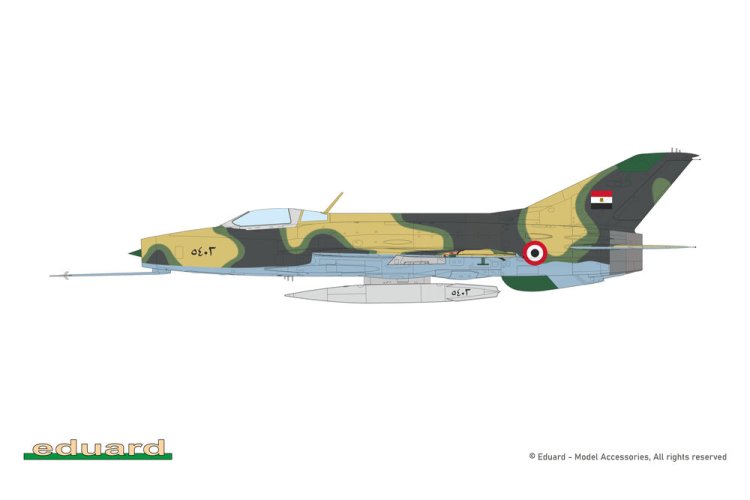 1:48 Eduard 84213 Mikoyan-Gurevich MiG-21F-13 Fishbed - Weekend Edition - Sovjet Straaljager - Edu84213 5 - EDU84213