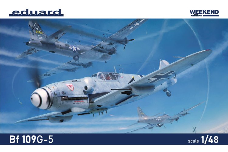 1:48 Eduard 84215 Messerschmitt Bf 109G-5 WWII - Weekend Edition - German Fighter Aircraft - Edu84215 2 - EDU84215
