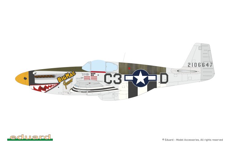 1:32 Eduard 932011 P-51B Mustang - Royal Hybrid - Amerikaans Jachtvliegtuig - Edu932011 10 - EDU932011
