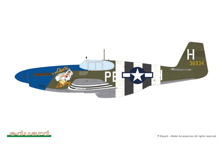 1:32 Eduard 932011 P-51B Mustang - Royal Hybrid - Amerikaans Jachtvliegtuig - Edu932011 5 - EDU932011