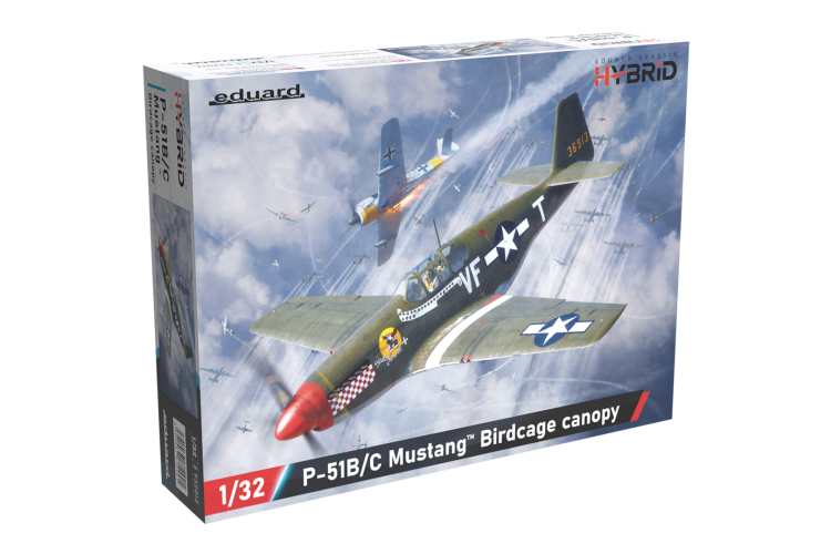 1:32 Eduard 932012 North American P-51B/C Mustang Birdcage Canopy WWII - American Fighter Aircraft - Edu932012 1 - EDU932012