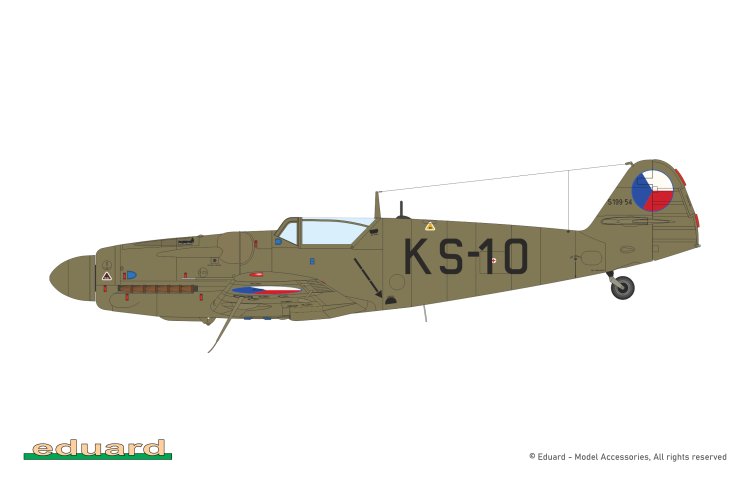 1:48 Eduard 948011 Avia S-199 Erla Canopy &ndash; Hybrid Edition &ndash; Czech Propeller Aircraft - Edu948011 49 - EDU948011
