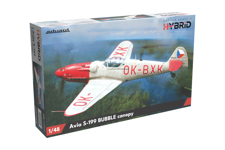 1:48 Eduard 948012 Avia S-199 Bubble Canopy &ndash; Hybrid Brassin Edition &ndash; Czech Propeller Aircraft - Edu948012 1 - EDU948012
