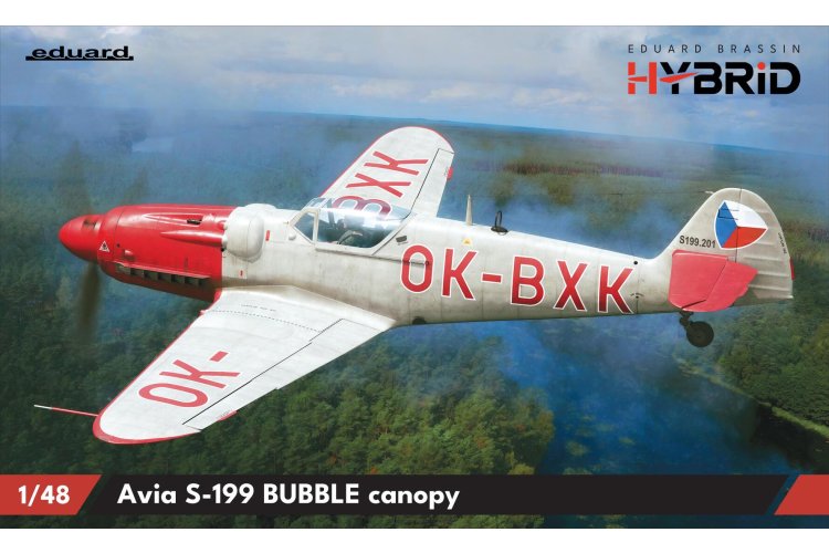 1:48 Eduard 948012 Avia S-199 Bubble Canopy &ndash; Hybrid Brassin Edition &ndash; Czech Propeller Aircraft - Edu948012 2 - EDU948012