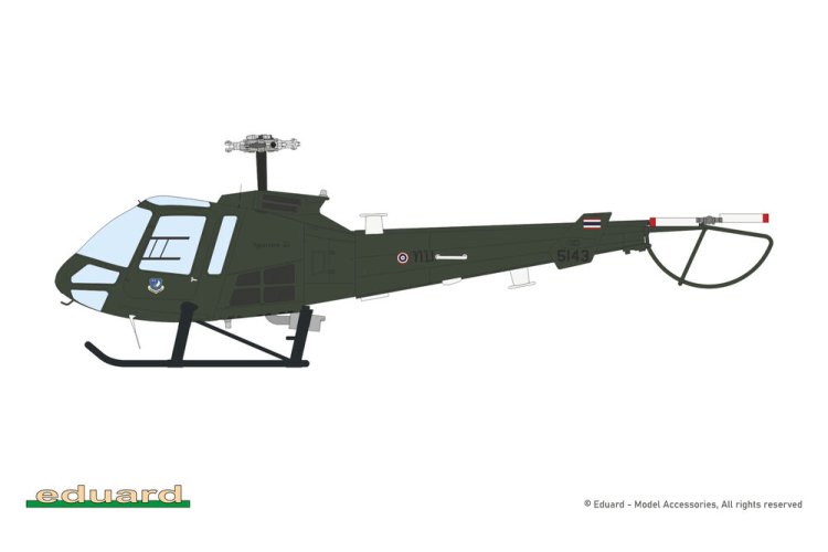 1:72 Eduard 972012 Enstrom 480 &ndash; American Helicopter - Edu972012 6 - EDU972012