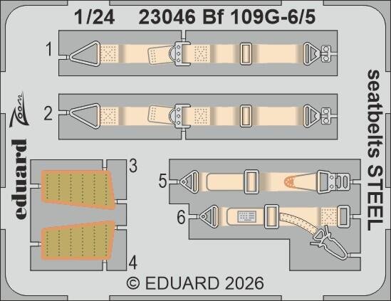 1:24 Eduard BIG2407 Accessories for Messerschmitt Bf 109 G-5 &ndash; Airfix - Edubig2407 xs 3 - EDUBIG2407-XS