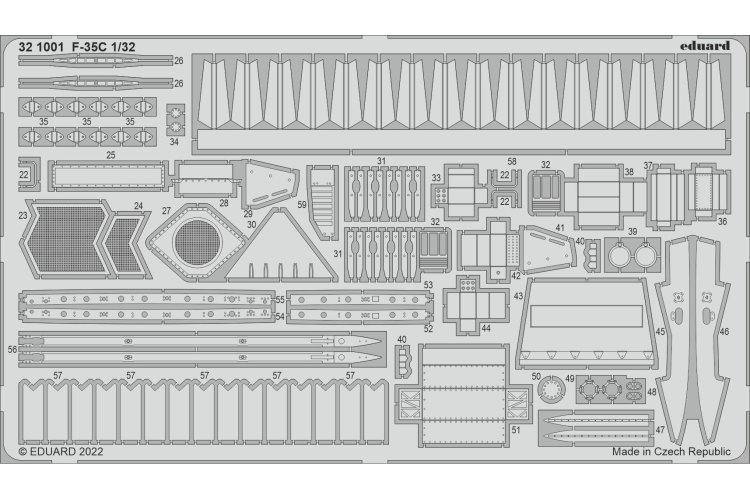 1:32 Eduard BIG33147 Accessoires for F-35C - Trumpeter - Edubig33147 5 - EDUBIG33147-XS
