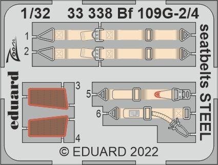 1:32 Eduard BIG33148 Accessoires for Bf 109G-2/4 - Revell - Edubig33148 1 - EDUBIG33148-XS