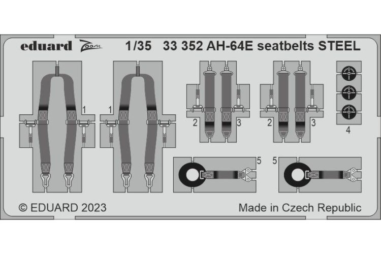 1:35 Eduard BIG33154 Accessoires for AH-64E - Takom - Edubig33154 3 - EDUBIG33154-XS