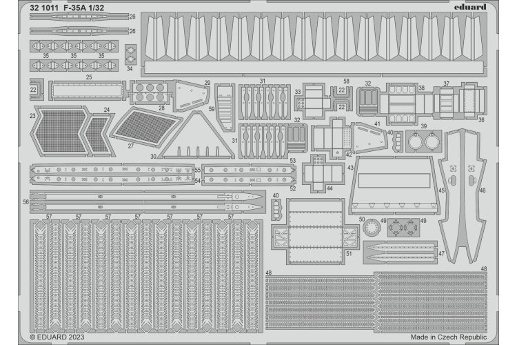 1:32 Eduard BIG33155 Accessoires for F-35A - Trumpeter - Edubig33155 xs 7 - EDUBIG33155-XS