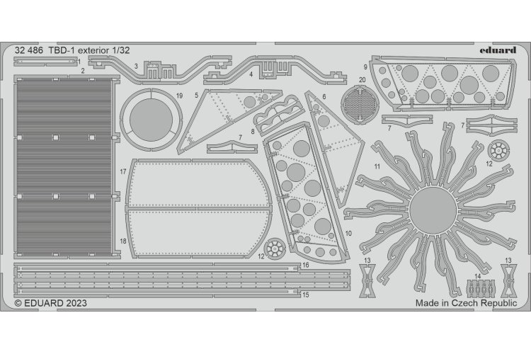 1:32 Eduard BIG33157 Accessoires for TBD-1 - Trumpeter - Edubig33157 xs 2 - EDUBIG33157-XS
