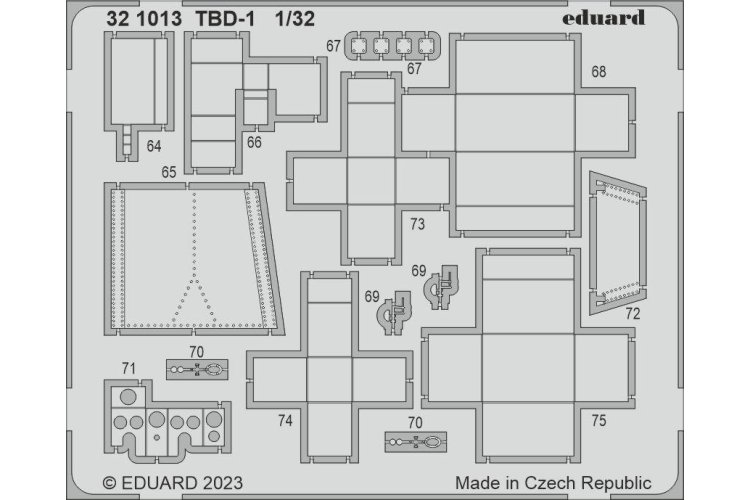 1:32 Eduard BIG33157 Accessoires for TBD-1 - Trumpeter - Edubig33157 xs 6 - EDUBIG33157-XS