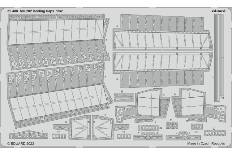 1:32 Eduard BIG33158 Accessoires voor MC.202 - Italeri - Edubig33158 xd 3 - EDUBIG33158-XD