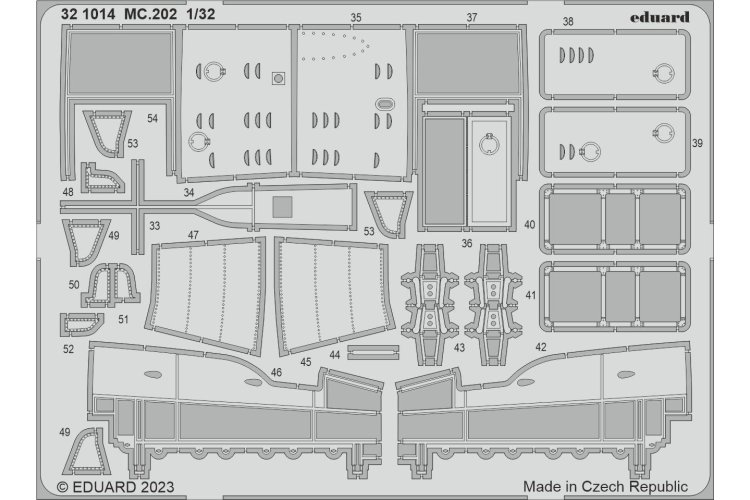 1:32 Eduard BIG33158 Accessoires voor MC.202 - Italeri - Edubig33158 xd 5 - EDUBIG33158-XD
