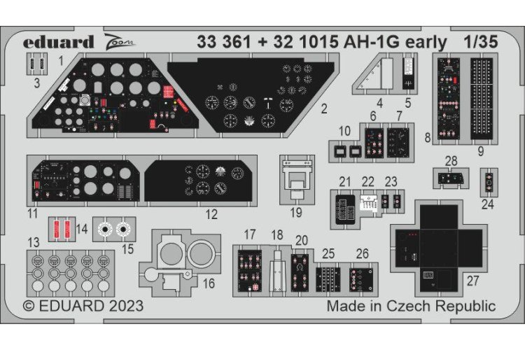 1:35 Eduard BIG33159 Accessoires voor AH-1G Early - ICM - Edubig33159 xs 3 - EDUBIG33159-XS