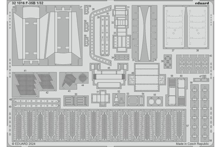 1:32 Eduard BIG33160 Accessoires voor F-35B - Trumpeter - Edubig33160 xs 5 - EDUBIG33160-XS