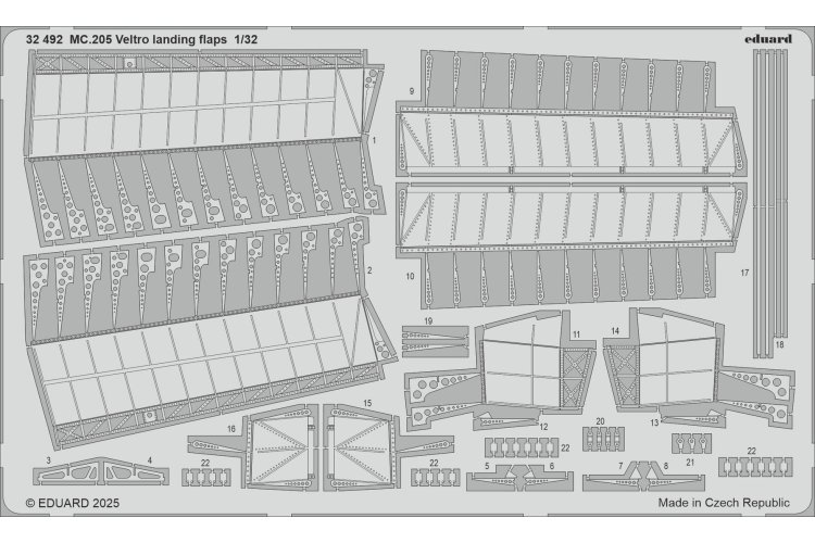 1:32 Eduard BIG33165 Accessories for MC.205 Veltro - Italeri - Edubig33165 xs 2 - EDUBIG33165-XS