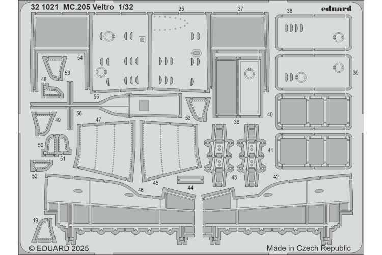 1:32 Eduard BIG33165 Accessories for MC.205 Veltro - Italeri - Edubig33165 xs 3 - EDUBIG33165-XS