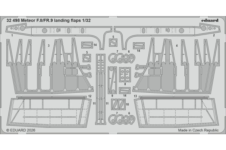 1:32 Eduard BIG33174 Accessoires Set voor Gloster Meteor FR.9 - Revell - Edubig33174 xs 2 - EDUBIG33174-XS