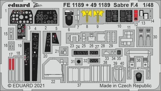 1:48 Eduard BIG49295 Accessoires for Sabre F.4 - Airfix - Edubig49295 xs 2 - EDUBIG49295-XS