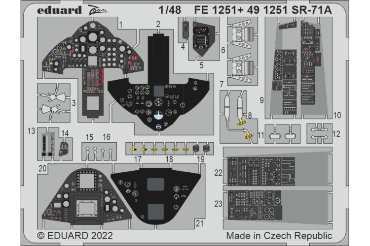 1:48 Eduard BIG49329 Accessoires for SR-71 A Blackbird - Revell - Edubig49329 1 - EDUBIG49329-XS