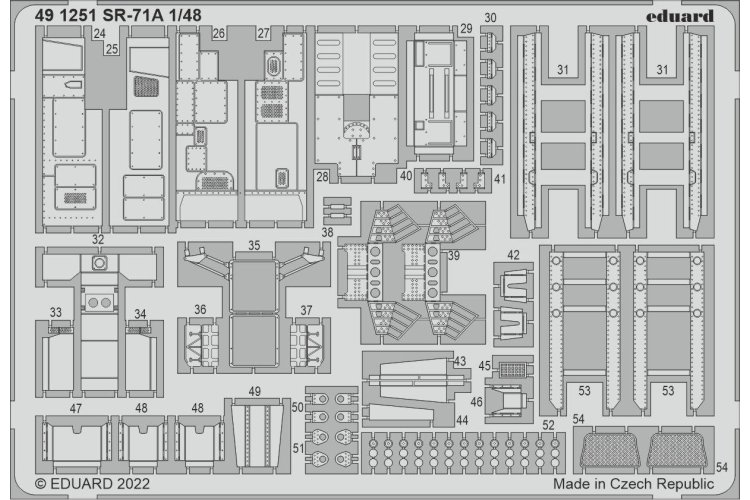 1:48 Eduard BIG49329 Accessoires for SR-71 A Blackbird - Revell - Edubig49329 2 - EDUBIG49329-XS