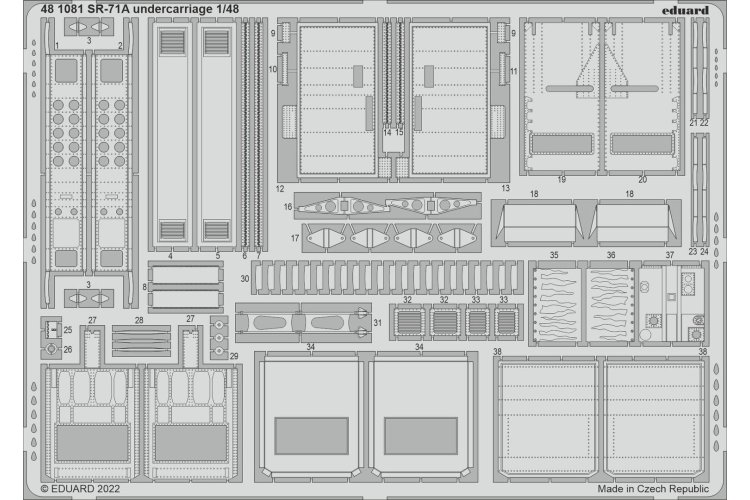 1:48 Eduard BIG49329 Accessoires for SR-71 A Blackbird - Revell - Edubig49329 4 - EDUBIG49329-XS