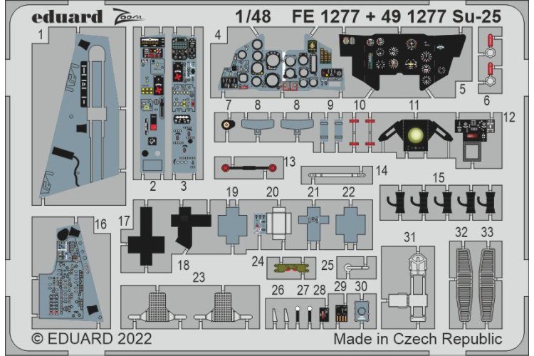 1:48 Eduard BIG49337 Accessoires for SU-25 - Zvezda - Edubig49337 1 - EDUBIG49337-XS