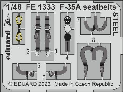 1:48 Eduard BIG49369 Accessoires for F-35A - Tamiya - Edubig49369 2 - EDUBIG49369-XS