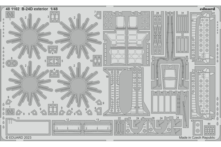 1:48 Eduard BIG49373 Accessoires for B-24D Part II - Revell - Edubig49373  - EDUBIG49373-XS