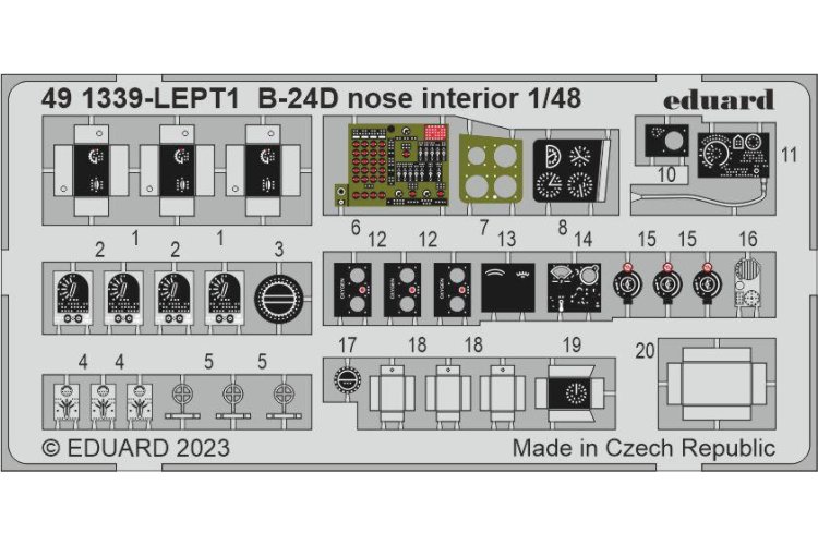 1:48 Eduard BIG49373 Accessoires for B-24D Part II - Revell - Edubig49373 1 - EDUBIG49373-XS