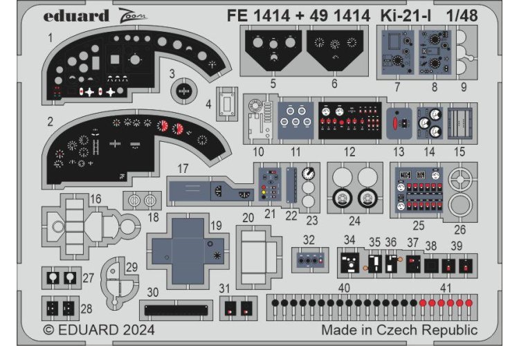 1:48 Eduard BIG49403 Accessoires voor Ki-21-I - ICM - Edubig49403 xs 3 - EDUBIG49403-XS