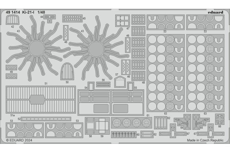 1:48 Eduard BIG49403 Accessoires voor Ki-21-I - ICM - Edubig49403 xs 4 - EDUBIG49403-XS