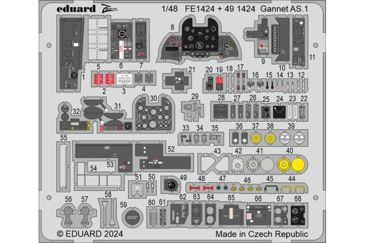 1:48 Eduard 49407 Accessoires voor Gannet AS.1 - Airfix - Edubig49407 xs 5 - EDUBIG49407-XS