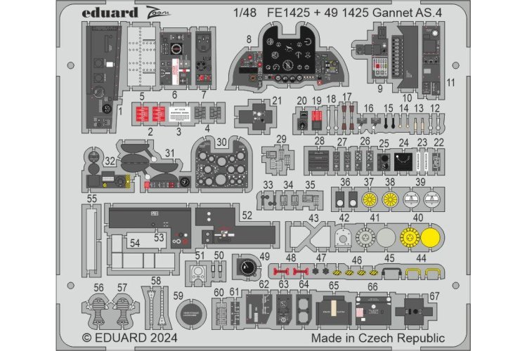 1:48 Eduard 49408 Accessories for Gannet AS.4 - Airfix - Edubig49408 xs 5 - EDUBIG49408-XS