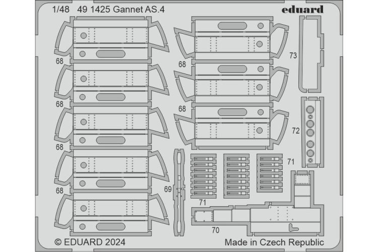 1:48 Eduard 49408 Accessories for Gannet AS.4 - Airfix - Edubig49408 xs 6 - EDUBIG49408-XS