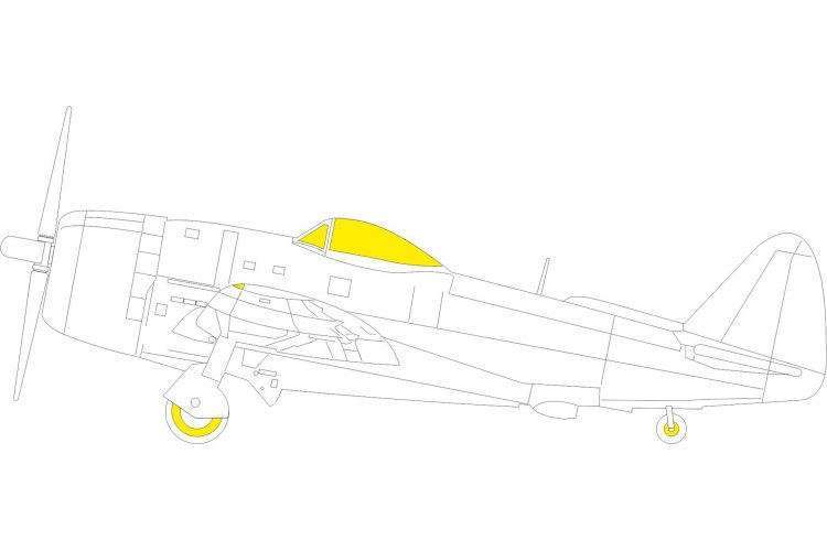 1:48 Eduard BIG49410 Accessories for P-47D-30 - MiniArt - Edubig49410 xs 2 - EDUBIG49410-XS