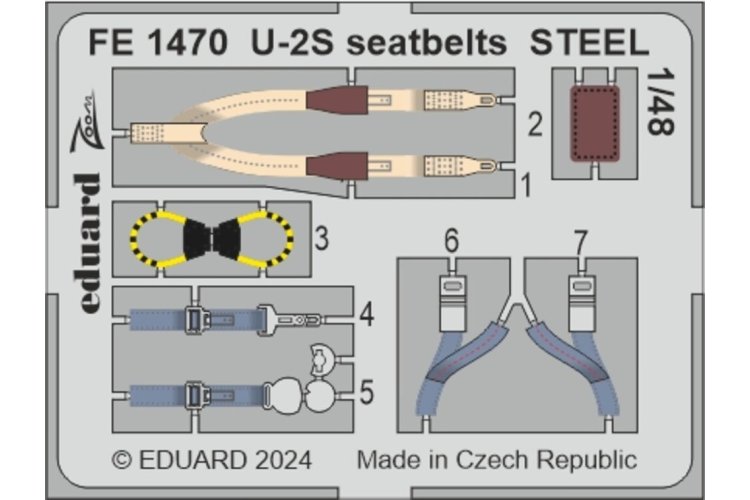 1:48 Eduard BIG49430 Accessories for Lockheed U-2S - HobbyBoss - Edubig49430 xs 5 - EDUBIG49430-XS