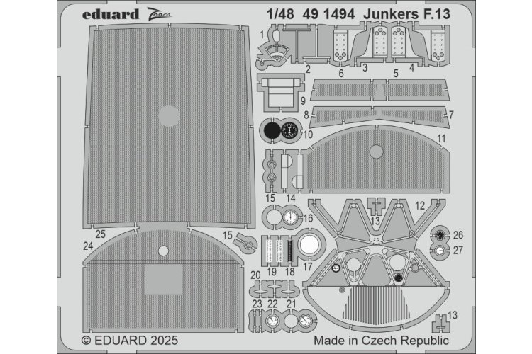 1:48 Eduard BIG49442 Accessories for Junkers F.13 - MiniArt - Edubig49442 xs 5 - EDUBIG49442-XS