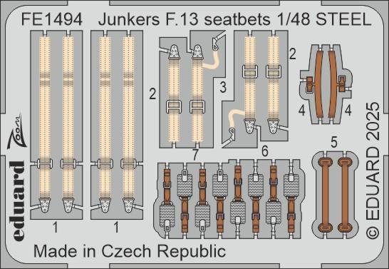 1:48 Eduard BIG49442 Accessories for Junkers F.13 - MiniArt - Edubig49442 xs 6 - EDUBIG49442-XS