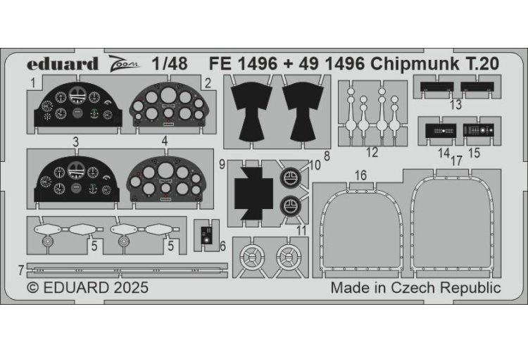 1:48 Eduard BIG49443 Accessories for Chipmunk T.20 - Airfix - Edubig49443 xs 6 - EDUBIG49443-XS