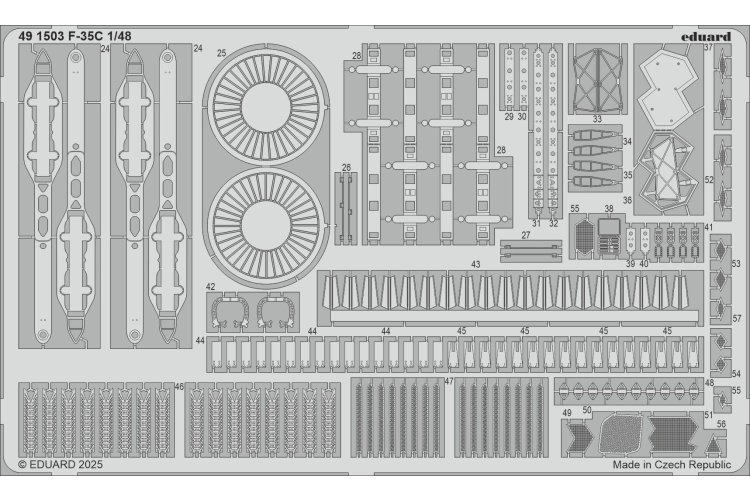1:48 Eduard BIG49446 Accessoires set voor F-35C - Tamiya - Edubig49446 3 - EDUBIG49446