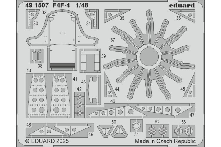 1:48 Eduard BIG49448 Accessoires set voor F4F-4 - Academy - Edubig49448 3 - EDUBIG49448