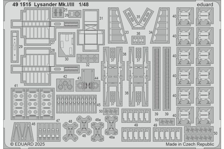 1:48 Eduard BIG49452 Accessoires set voor Lysander Mk.I/III - Airfix - Edubig49452 5 - EDUBIG49452