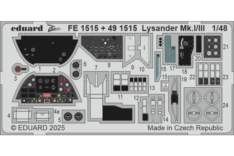 1:48 Eduard BIG49452 Accessoires set voor Lysander Mk.I/III - Airfix - Edubig49452 6 - EDUBIG49452