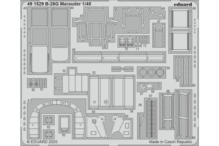 1:48 Eduard BIG49456 Accessoires voor B-26G Marauder Deel I - ICM - Edubig49456 xs 5 - EDUBIG49456-XS
