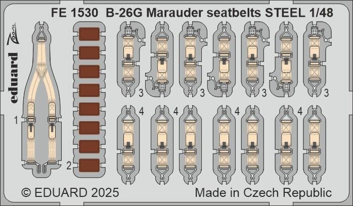 1:48 Eduard BIG49456 Accessoires voor B-26G Marauder Deel I - ICM - Edubig49456 xs 7 - EDUBIG49456-XS