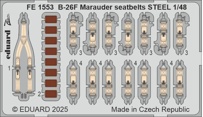 1:48 Eduard BIG49464 Accessories Set for B-26F Marauder Part I &ndash; ICM - Edubig49464 xs 7 - EDUBIG49464-XS