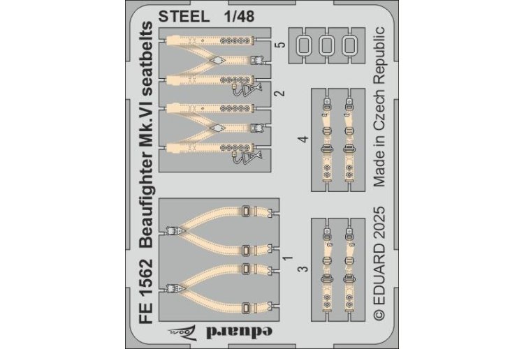 1:48 Eduard BIG49469 Accessoires Set voor Beaufighter Mk.VI - Revell - Edubig49469 4 - EDUBIG49469