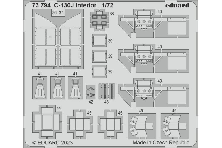 1:72 Eduard BIG72173 Accessoires for C-130J Part I - Zvezda - Edubig72173 3 - EDUBIG72173-XS